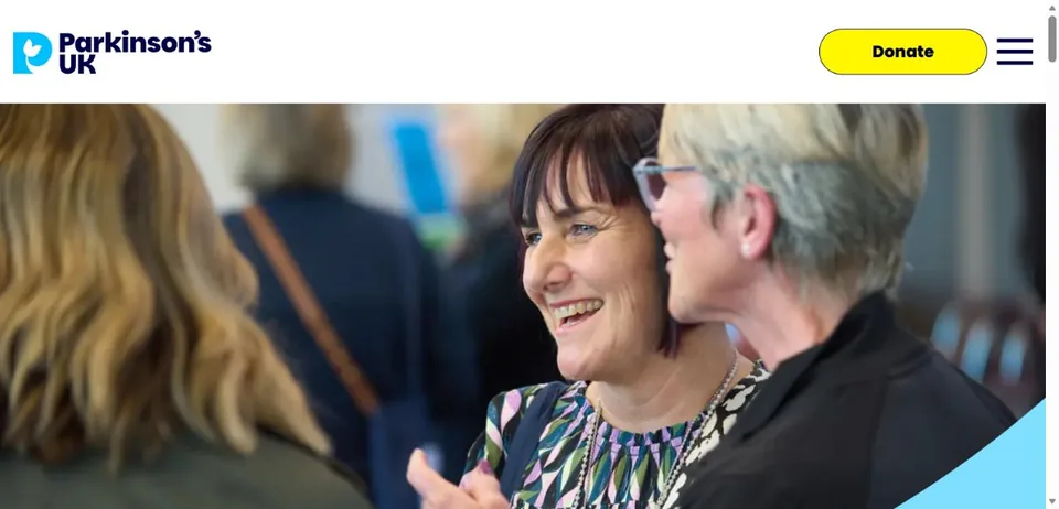 Parkinson's UK — Official website screenshot