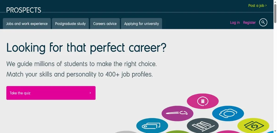 Prospects — Official website screenshot