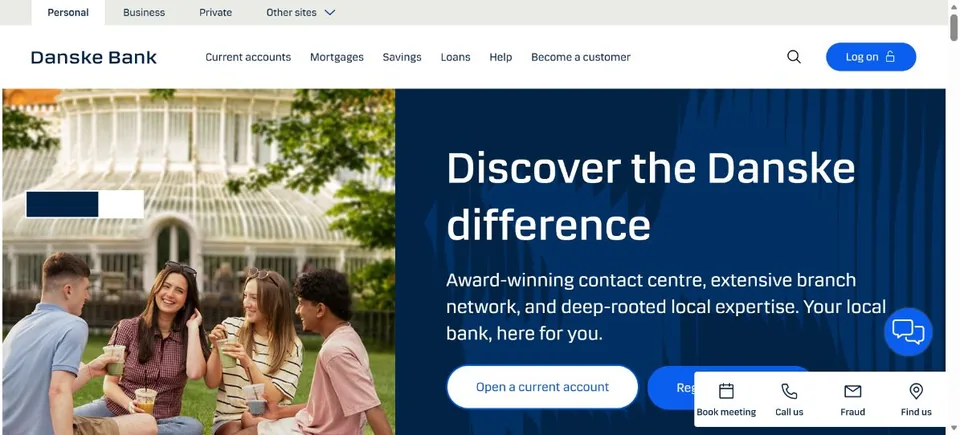 Danske Bank UK — Official website screenshot