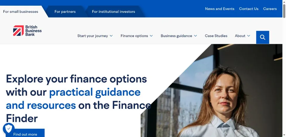 British Business Bank — Official website screenshot