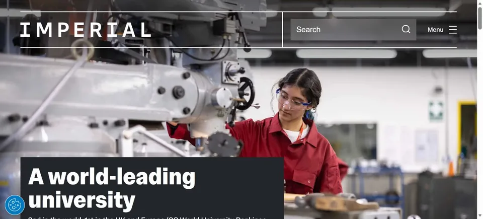 Imperial College London — Official website screenshot