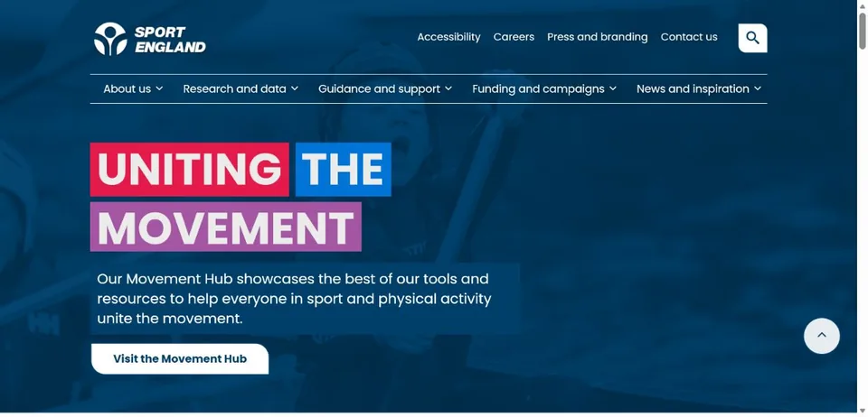 Sport England — Official website screenshot
