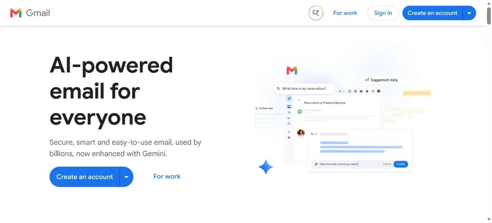 Gmail — Official Gmail product page (UK)