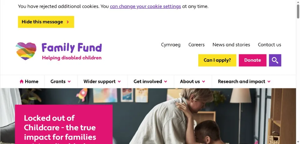 Family Fund — Official website screenshot